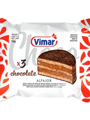 ALFAJOR VIMAR X3 CHOCOLATE