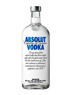 VODKA ABSOLUT SWEDISH BOTELLA 700ML