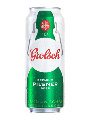 CERVEZA GROLSCH RUBIA LATA 473 ML