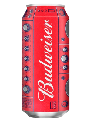 CERVEZA BUDWEISER MUSICA LATA 473ML
