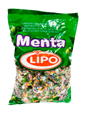 CARAMELOS LIPO MENTA 150 GRS.