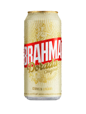 CERVEZA BRAHMA DORADA LATA 473ML