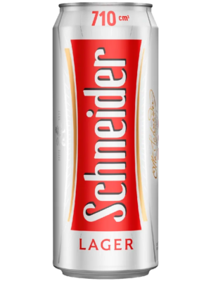 CERVEZA SCHNEIDER RUBIA LAGER LATA 710ML