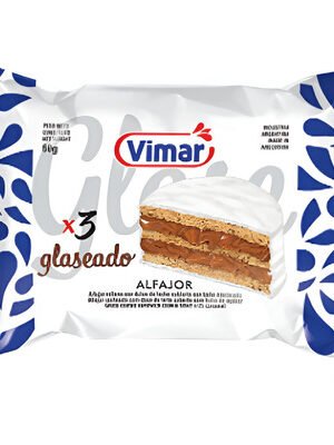 ALFAJOR VIMAR X3 GLASEADO