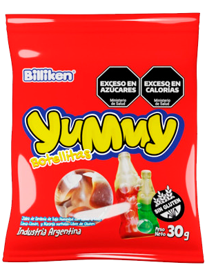 GOMITAS YUMMY SABOR COLA Y LIMA LIMON 500GRS