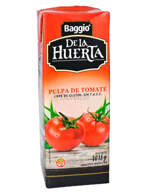 PULPA DE TOMATE DE LA HUERTA S/TACC TETRA 1018GRS