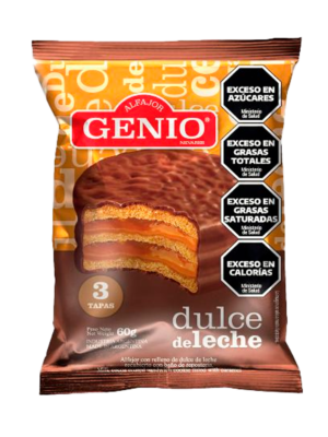 ALFAJOR GENIO TRIPLE NEGRO 60 GRS.