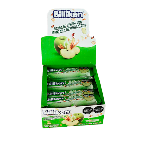 barra-cereal-billiken-manzana-caja.png BARRA DE CEREAL BILLIKEN MANZANA 16UN 21GRS