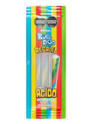 GOMITA REGALIZ BULLDOG TUTTI FRUTTI 75GRS