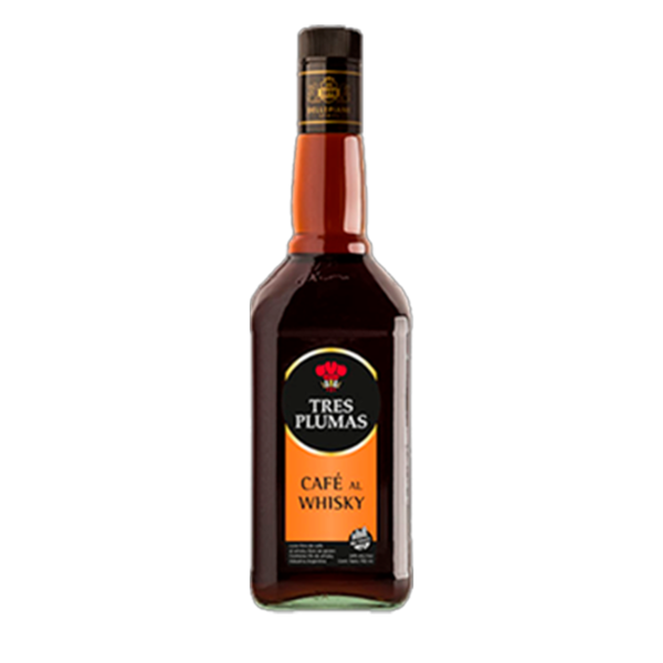 cafe-al-whisky-tres-plumas-750.png LICOR TRES PLUMAS CAFÉ WH 200 ML.