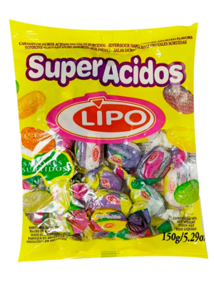 CARAMELOS LIPO SUPER ACIDOS 150 GRS.
