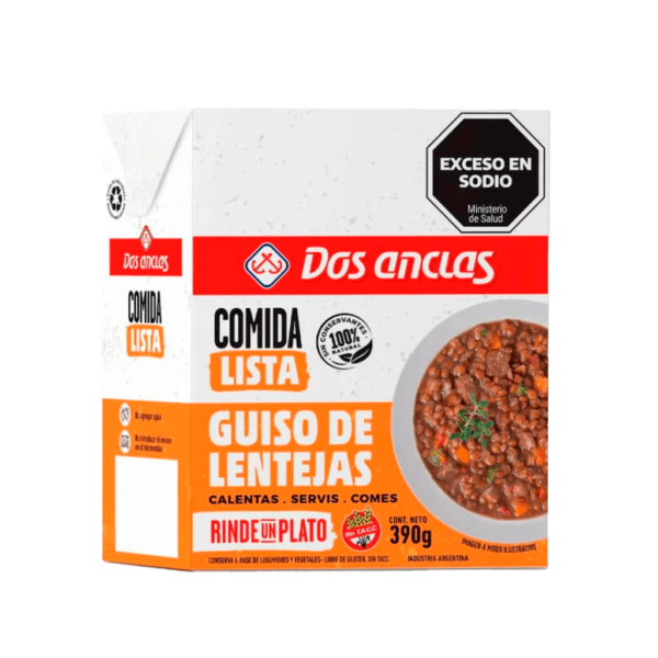 cazuela-guiso-de-lentejas-dos-anclas.png COMIDA LISTA DOS ANCLAS GUISO DE LENTEJAS 390GRS
