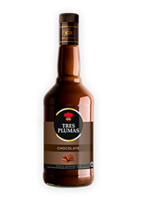 LICOR TRES PLUMAS CREMA CHOCOLATE 700 ML