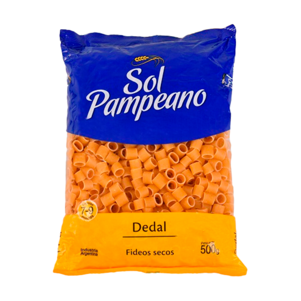 FIDEOS SOL PAMPEANO DEDALES 500GRS
