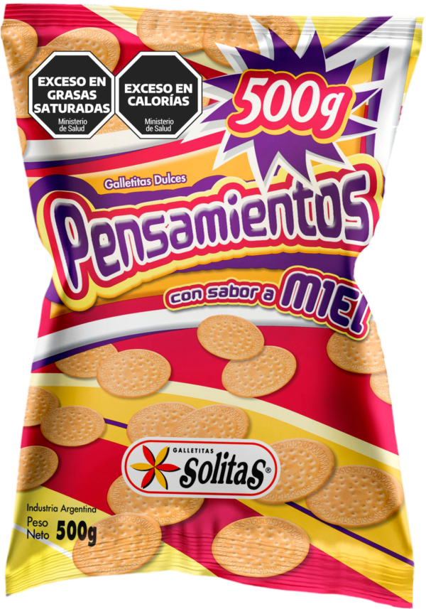 eddd.png GALLETAS SOLITAS PENSAMIENTOS MIEL 500 GRS