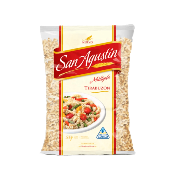 fideo-san-agustin-tirabuzon.png FIDEO SAN AGUSTIN TIRABUZÓN 12 X 500 GRS