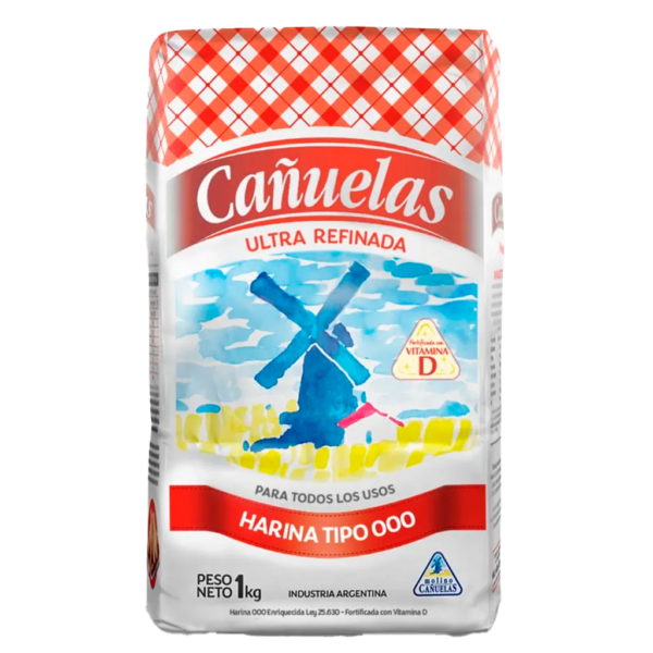 harina-canuelas-000-1k.png HARINA CAÑUELAS 000 VIT D 1KG