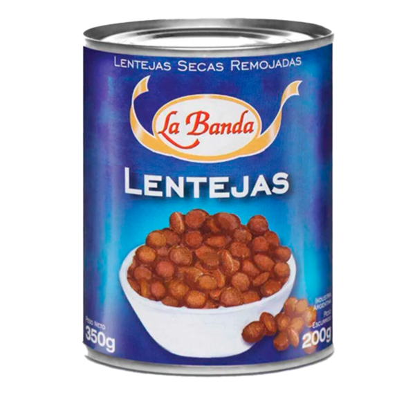 lenteja-la-banda.png LENTEJAS LA BANDA SEC REMOJADAS 350GRS
