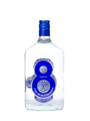 LICOR ANIS 8 HERMANOS AZUL X 1L.