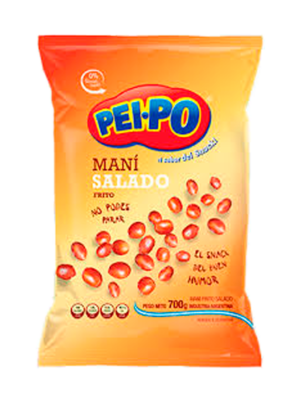 MANI SALADO PEIPO 700GRS