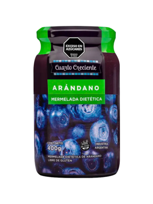 MERMELADA CUARTO CRECIENTE ARANDANO 400GRS