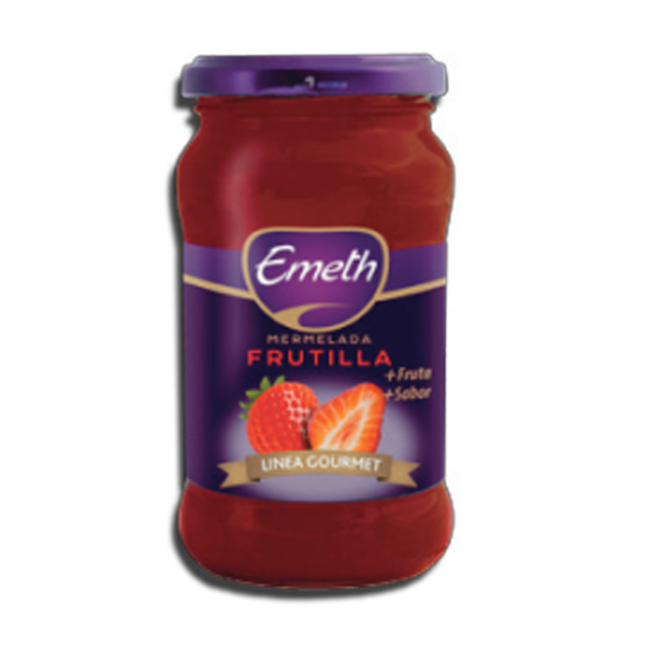 MERMELADA EMETH BC.FRUTILLA FRASCO 390 GRS.