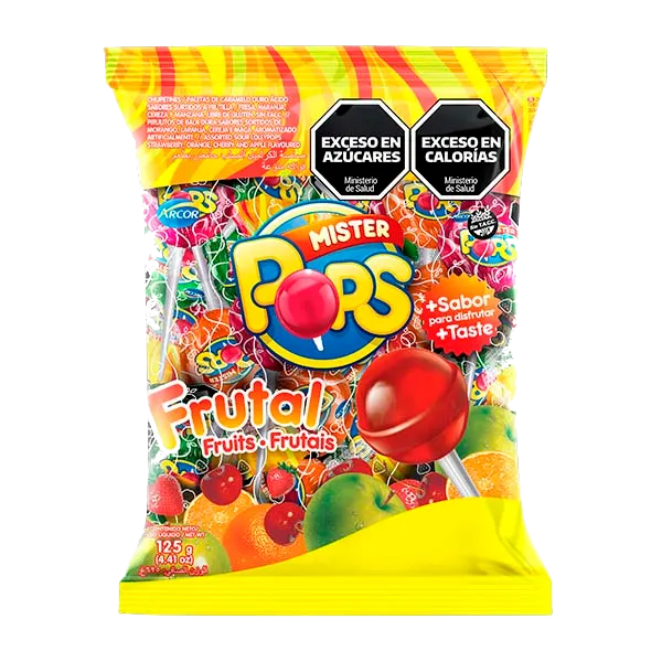 mr-pop.png CHUPETIN ARCOR POPS FRUTA 625 GRS