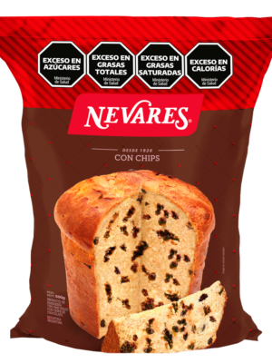 PAN DULCE NEVARES C/CHIPS 600GRS