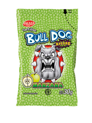 BULL DOG PASTILLA ACIDAS MANZANA