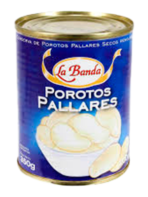 POROTOS PALLARES LA BANDA LATA 350GRS