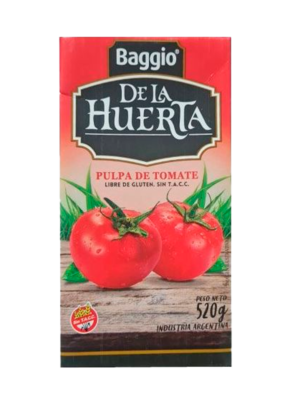 PULPA DE TOMATE DE LA HUERTA TETRA 520GRS