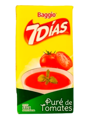 PURE DE TOMATE 7 DIAS TETRA 530GRS