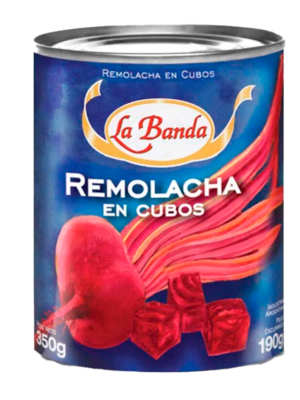 REMOLACHA LA BANDA CUBOS LATA 350GRS