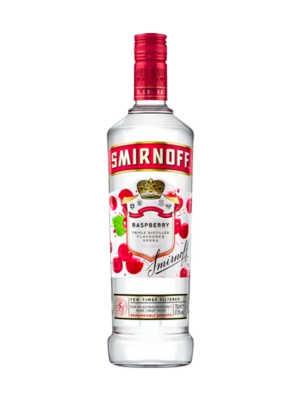 VODKA SMIRNOFF RASPBERRY FLAVORS BOTELLA 700CC