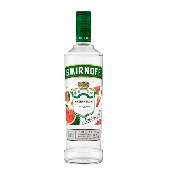 smirnoff-watermelon.png VODKA SMIRNOFF WATERMELON FLAVORS BOTELLA X700 CC