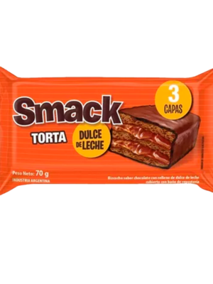 TORTA SMACK 3 CAPAS RELLENA DDL 70GRS