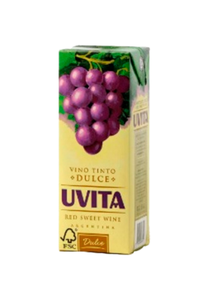 VINO UVITA TINTO DULCE 1LT