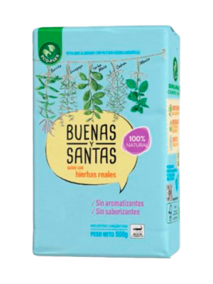 YERBA MATE BUENAS Y SANTAS C/HIERBAS 500GRS