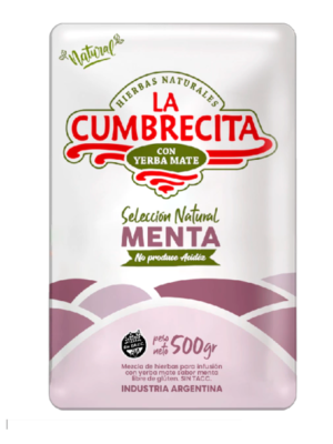 YERBA MATE LA CUMBRECITA MENTA 500GR