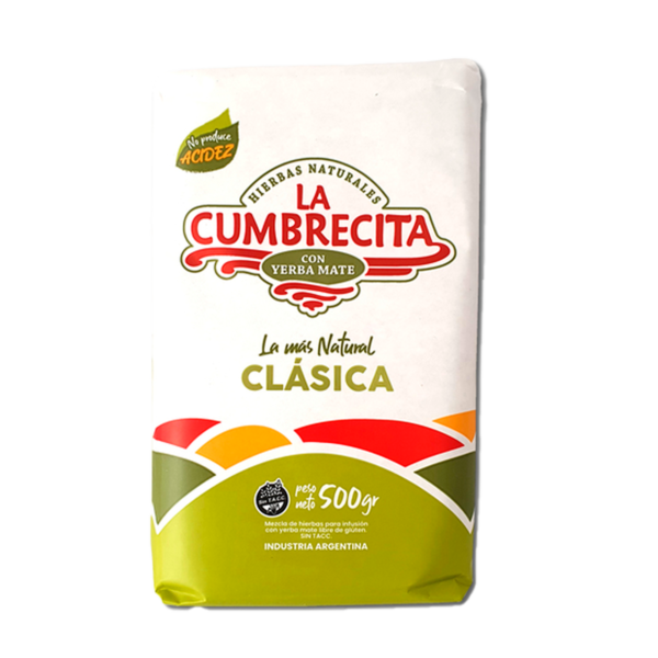 yerba-la-cumbrecita-clasica-500g.png YERBA MATE LA CUMBRECITA C/PALO 500GRS