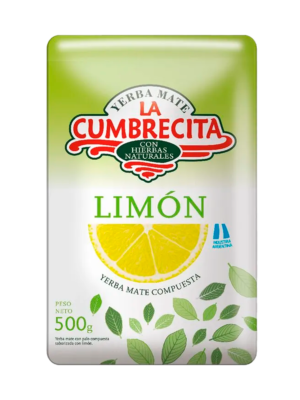 YERBA MATE LA CUMBRECITA LIMON C/PALO 500GR