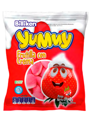 GOMITAS YUMMY FRUTILLAS C/CREMA 30GRS
